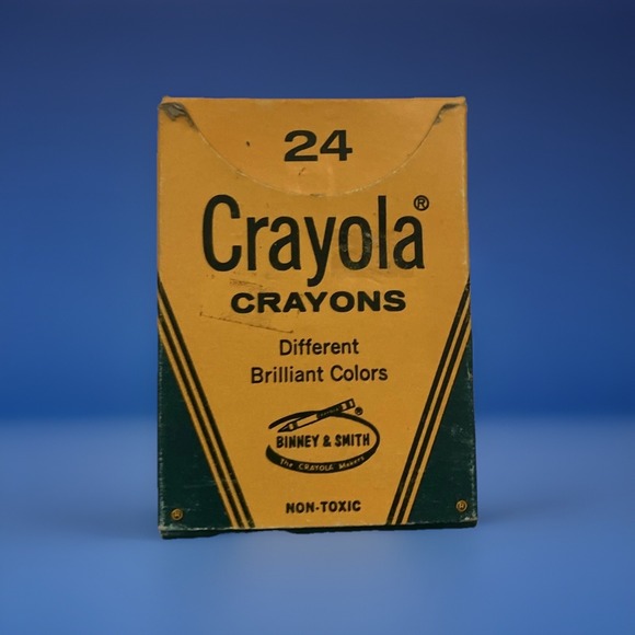 Other - Vintage Crayola 24 Crayons Binney & Smith No. 24 Brilliant Colors B43